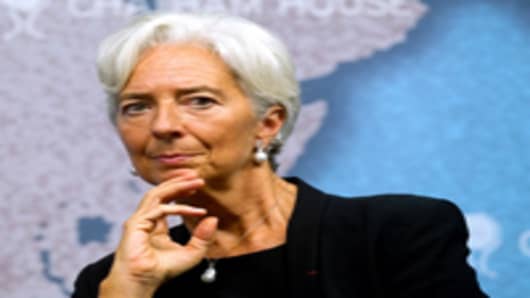 French Finance Minister Christine Lagarde is considered the top contender to replace Strauss-Kahn as IMF chief.