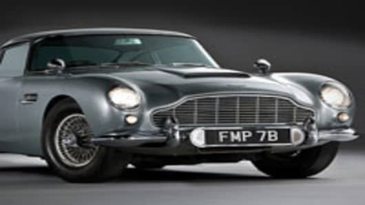 1964 Aston Martin DB5, estimated at over $5.5 million.