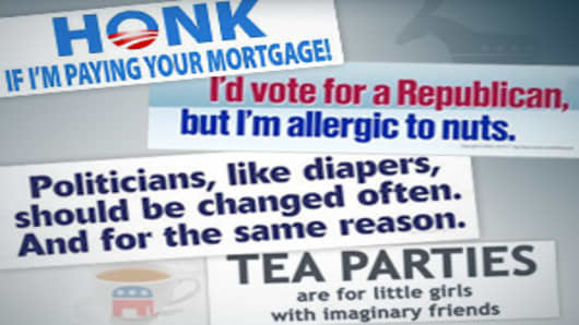 Funny 2010 Election Bumper Stickers