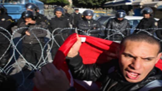 Riots in Tunisia