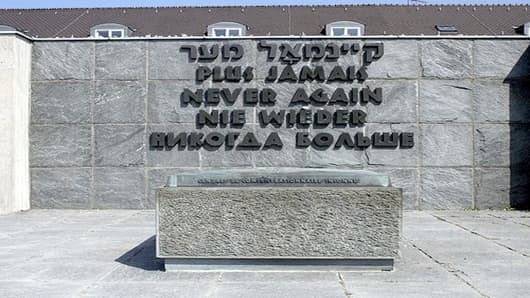 A memorial at Dachau Concentration Camp