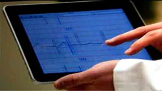 Doctors using the iPad