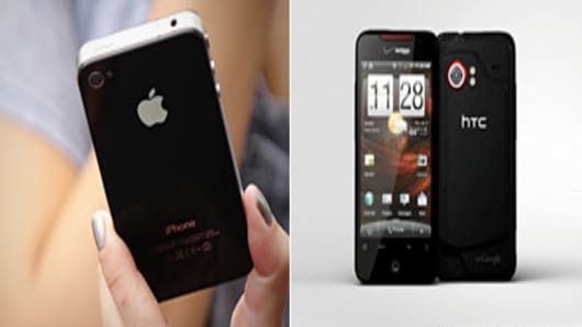 Apple iPhone 4 and HTC Thunderbolt