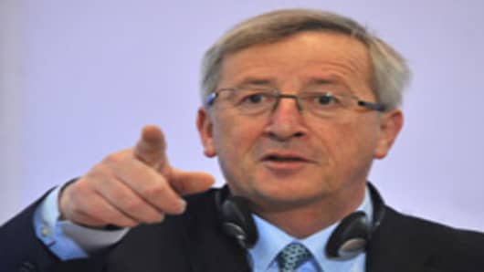 Eurogroup President Jean-Claude Juncker