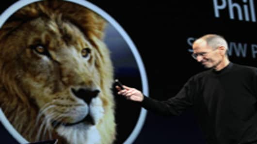 Steve Jobs introduced OS X Lion