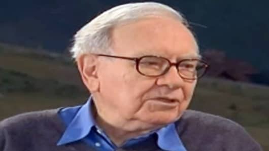 Warren Buffett is interviewed by Bloomberg TV in Sun Valley, Idaho on July 8, 2011