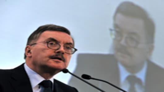 Outgoing European Central Bank’s executive board member Juergen Stark