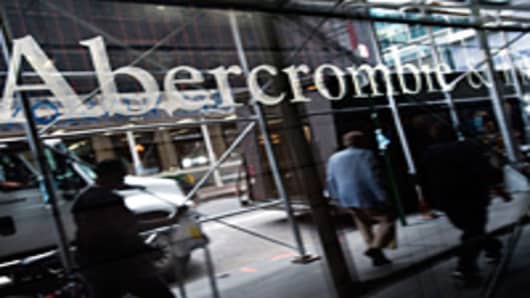 Abercrombie and Fitch sign