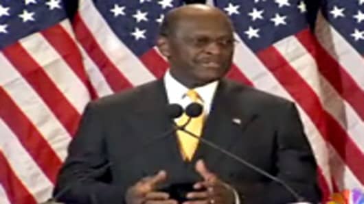 Herman Cain denies sexual harassment allegations.