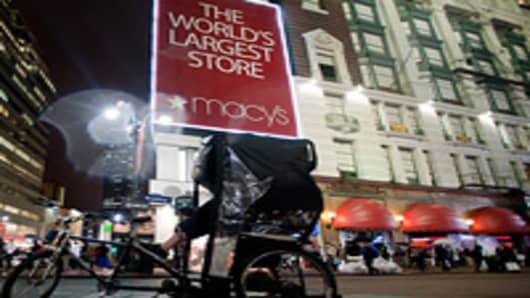 The Macy's Inc. store, right, in New York City.