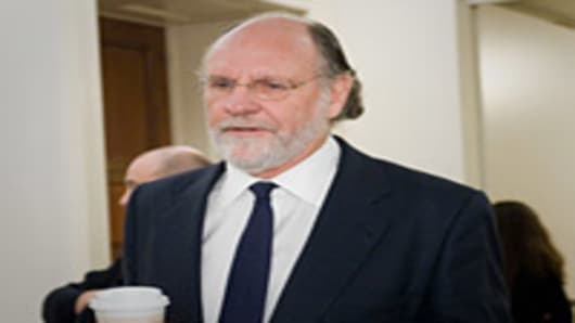 Jon S. Corzine, former chairman and chief executive officer of MF Global Holdings Ltd., arrives to testify at a House Agriculture Committee hearing.