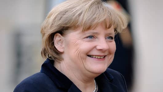 The German chancellor will open the forum in Switzerland. During Europe’s debt crisis, Merkel has emerged as a powerful figure. No doubt she’ll continue to be much watched at Davos. European leaders on Jan. 14 promised to expedite plans to strengthen spending rules and get a permanent bailout fund established, after Standard & Poor’s of several euro zone countries' creditworthiness.