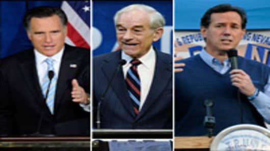 Mitt Romney | Ron Paul | Rick Santorum