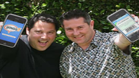 Co-founders of Yowza (left to right): Greg Grunberg and August Trometer