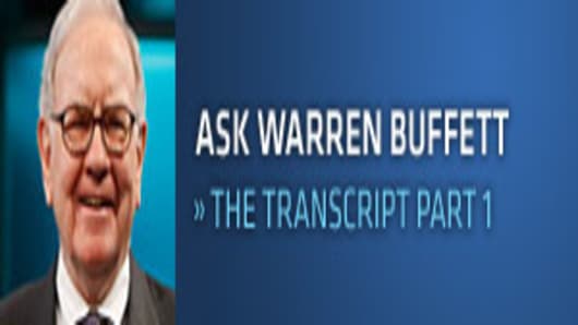Ask Warren Buffett | The Transcript Part 1