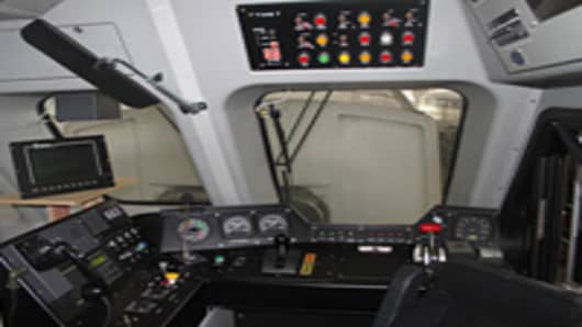 PTC equipment installed on a new Metrolink cab car