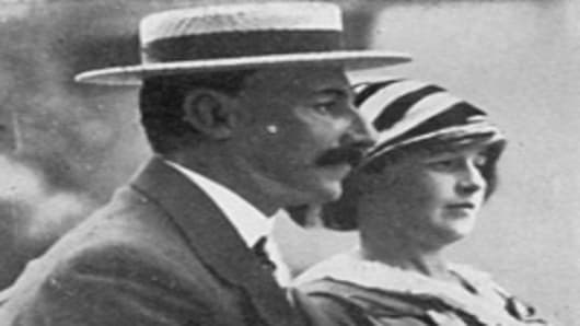 Mr and Mrs Astor, First Class passengers on Titanic, Madeleine Force and John Jacob Astor had been on an extended honeymoon in Egypt and Paris and in the spring of 1912, decided to return to America on board Titanic.