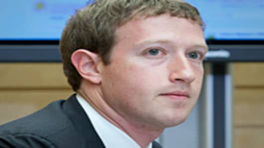 Mark Zuckerberg, founder and chief executive officer of Facebook Inc.