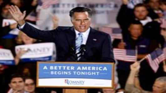 Mitt Romney gives speech in NH as he sweeps states