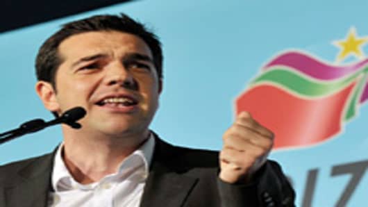 Left Coalition Party Leader, Alexis Tsipras