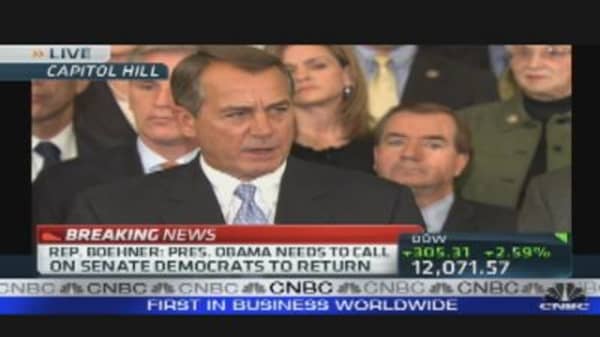Boehner: We're Proud of the Bill That We Passed