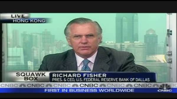 Fisher Sees Negative US Growth in '09