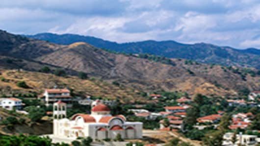 Kakopetria in Solea Valley, Trodos, Cyprus