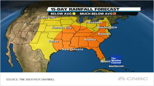 15-Day Rainfall Forecast
