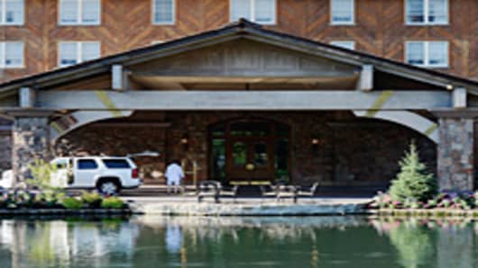 A general view of Sun Valley Resort on July 9, 2012 in Sun Valley, Idaho. The resort will host corporate leaders for the 30th annual Allen & Co. media and technology conference.