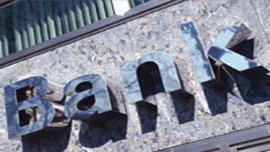 Bank Metallic Sign