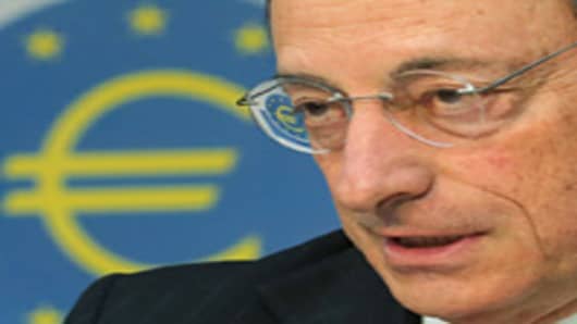 Mario Draghi, president of the European Central Bank (ECB)