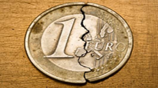 Broken Euro Coin