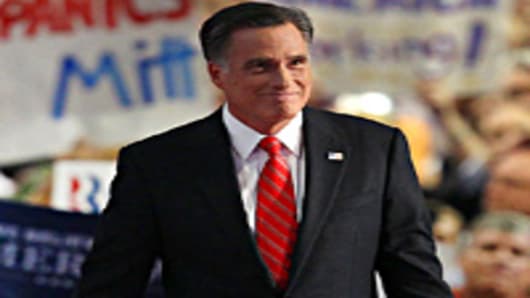 Presidential nominee Mitt Romney