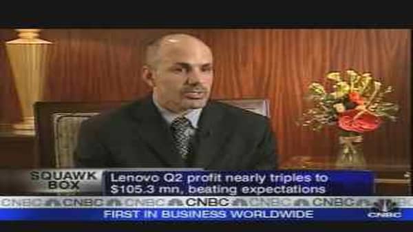Lenovo Profit Nearly Triples