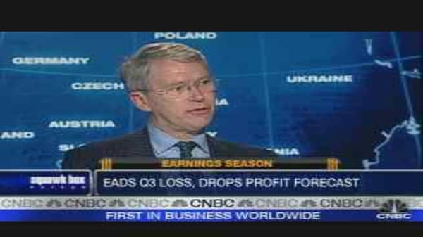 EADS Third-Quarter Loss, Drops Profit Forecast