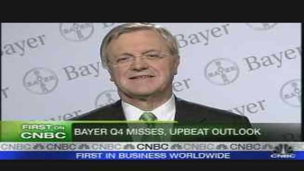 Bayer CEO 'Satisfied' with '07 Performance