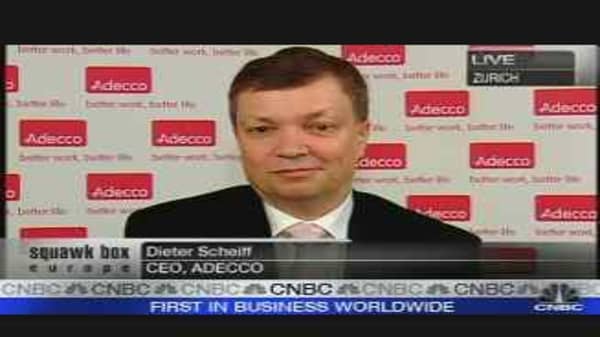 Adecco CEO on US Slowdown