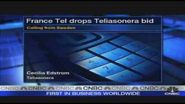 France Telecom Drops TeliaSonera Bid