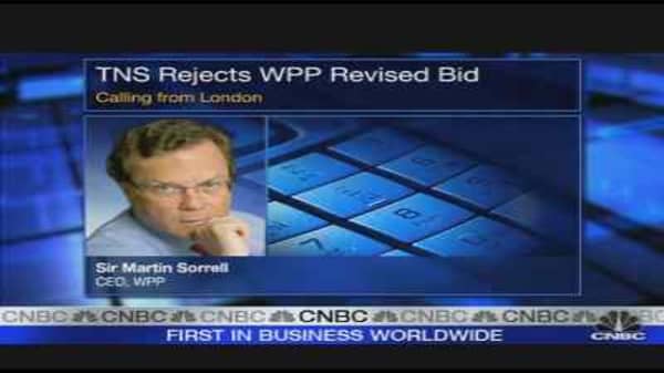 TNS Rejects WPP Revised Offer