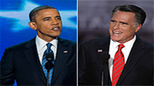 Barak Obama, Mitt Romney