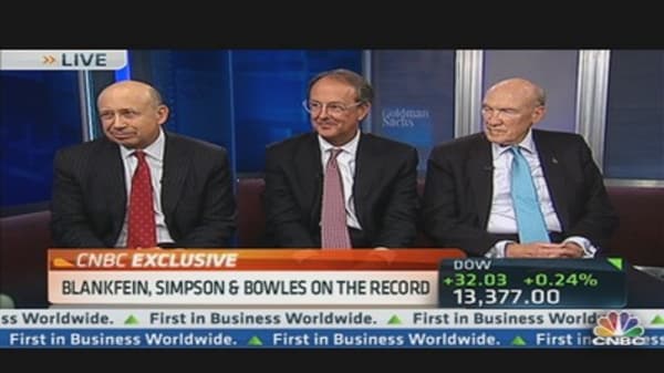 Blankfein, Simpson & Bowles on the Record