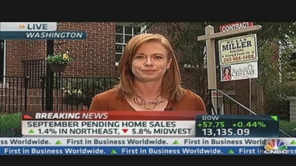 September Pending Home Sales Flat