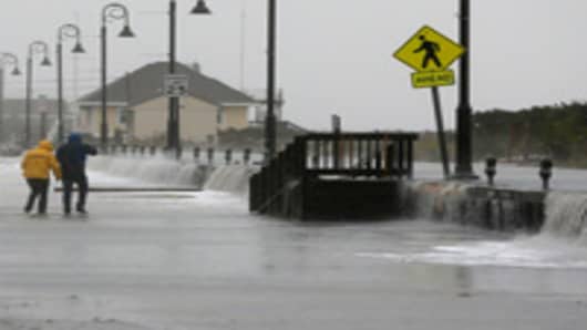 East Coast Takes a Beating as Sandy Nears Landfall 