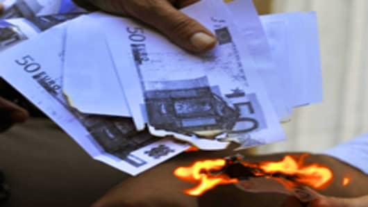 Greece Running Out of Cash; Government Under Threat