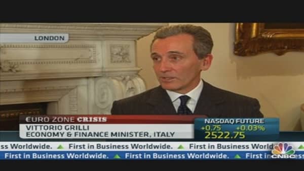 Italy Making Progress: Italy FinMin