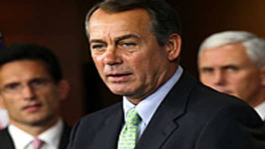 Boehner Tells House GOP to Fall in Line