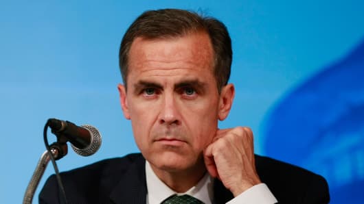 Incoming Bank of England Governor Mark Carney