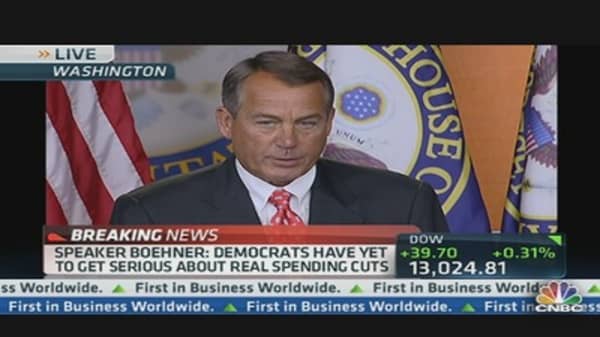 Boehner: 'No Substantive Progress' on 'Cliff'