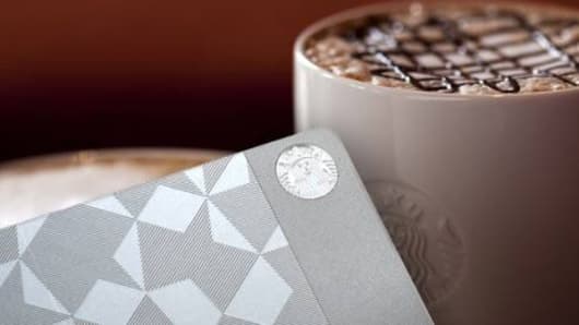 Starbucks unveils $450 metal gift cards.