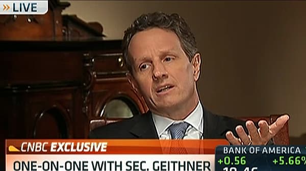 Geithner to CNBC: 'Little Bit of Progress' on 'Cliff'
